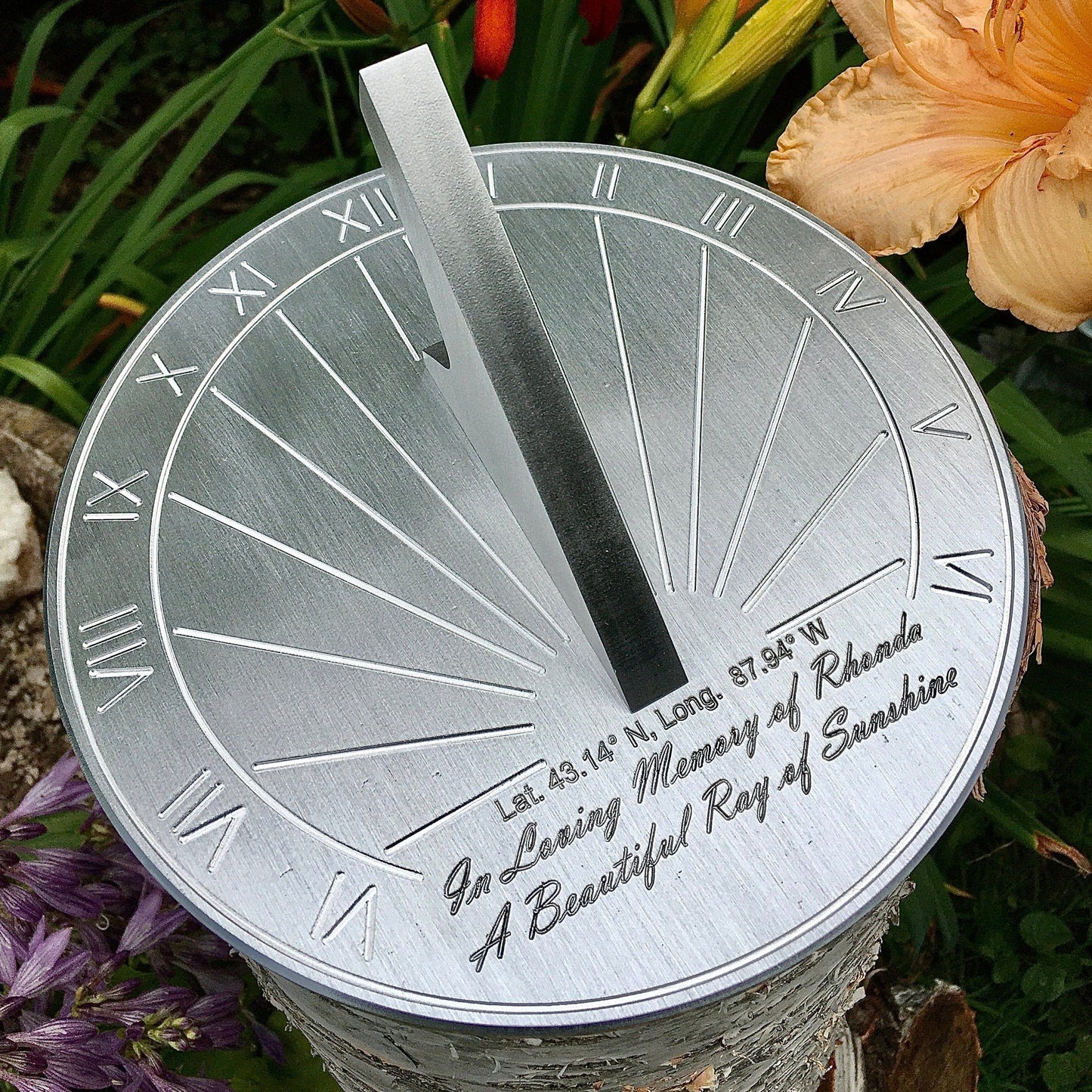 Custom Memorial Gift Sundial