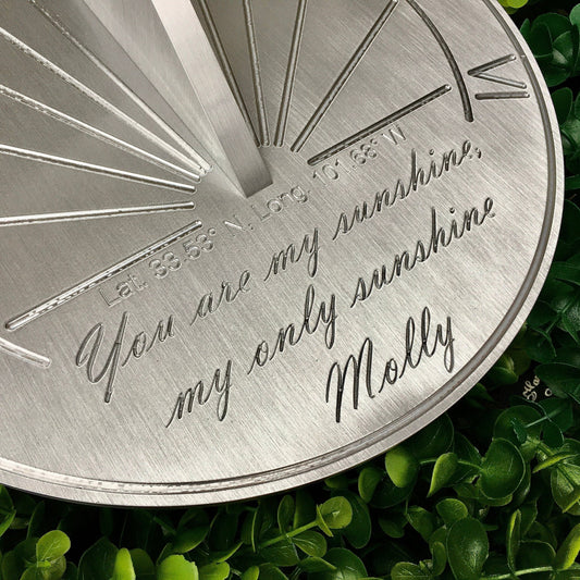 Custom Pet Memorial Sundial