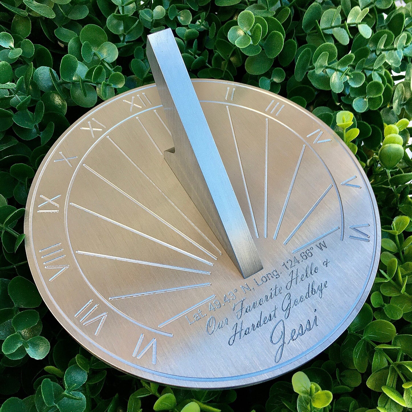 Custom Pet Memorial Sundial