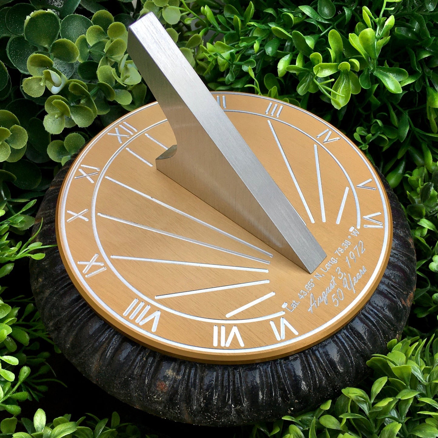 Custom Color Anniversary Gift Sundial