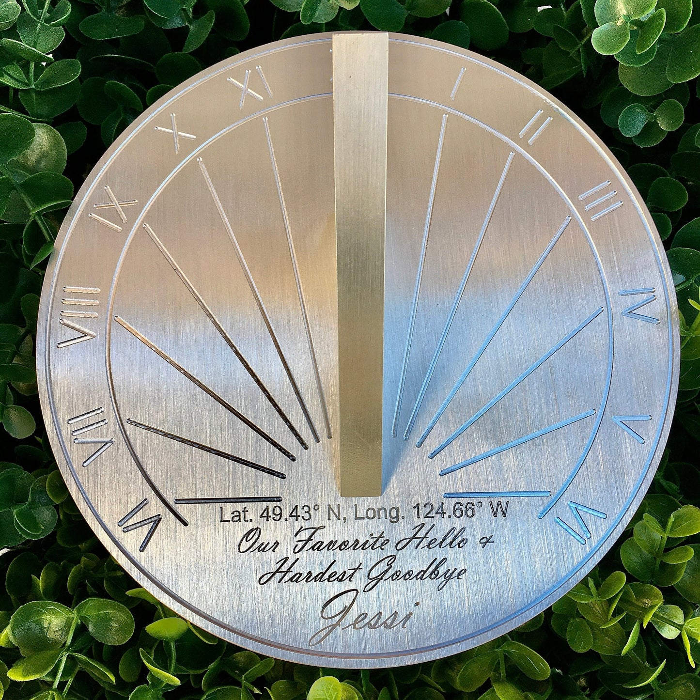 Custom Pet Memorial Sundial