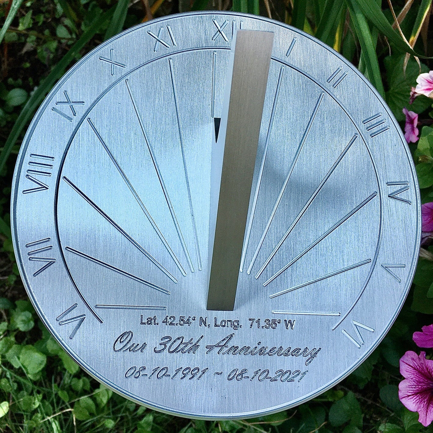 30th anniversary gift for him sundial in garden, beautiful 30th wedding anniversary gifts parents. 